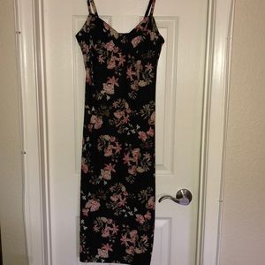 Floral Spaghetti Strap Dress